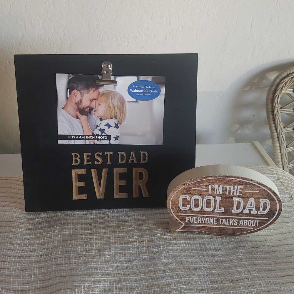 Father's Day frame and décor